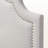 Paragon Upholstered Full Size Headboard in Greyish Beige Fabric, 25.61'' H X 55.40'' W X 2.15'' D-618731377