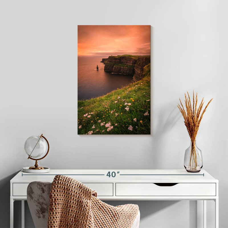 Falaises irlandaises Aime Dusky, H 24 po x l 16 po