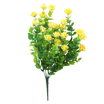  Fleurs artificielles artificielles pour la décoration intérieure Fleurs artificielles pour l'extérieur Fleurs artificielles pour jardin