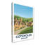Cotswolds, England - Romantic Travel Poster Of Honeyed Villages And Rolling Hills. Giclée Print On Wrapped Canvas. Wall Art, Home Decor - Regions & Scenic Areas, England - Wrapped Canvas Print-1176533952
