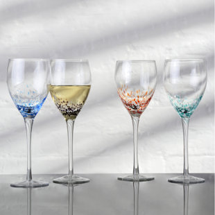 Speckle Wine Glasses (Set of 4)