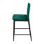 2pcs Velvet Upholstered Counter Bar Stools Dining Chairs-1304770279