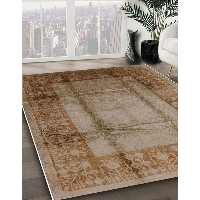 Tapis oriental beige / brun clair, Rectangle 7 pi x 10 pi