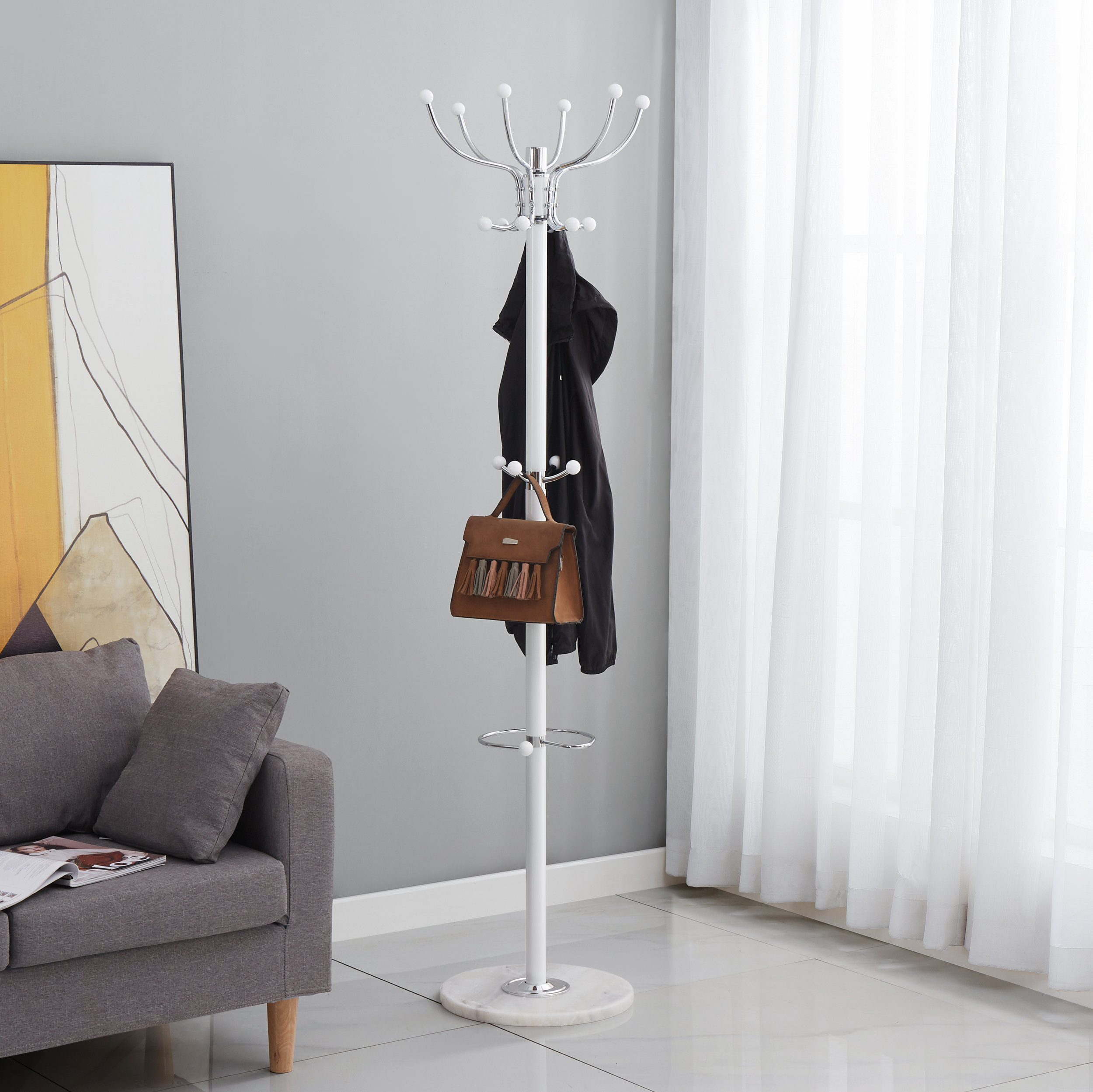 Estral Rack Rebrilliant Estral 14 Hook Coat Rack & Reviews - Wayfair Canada