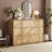 Wood 6 - Drawer Dresser, Modern Storage Cabinet For Bedroom, Living Room