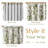 Linen Blend Leaf Print Blackout Curtains for Living Room-109972616-109972628
