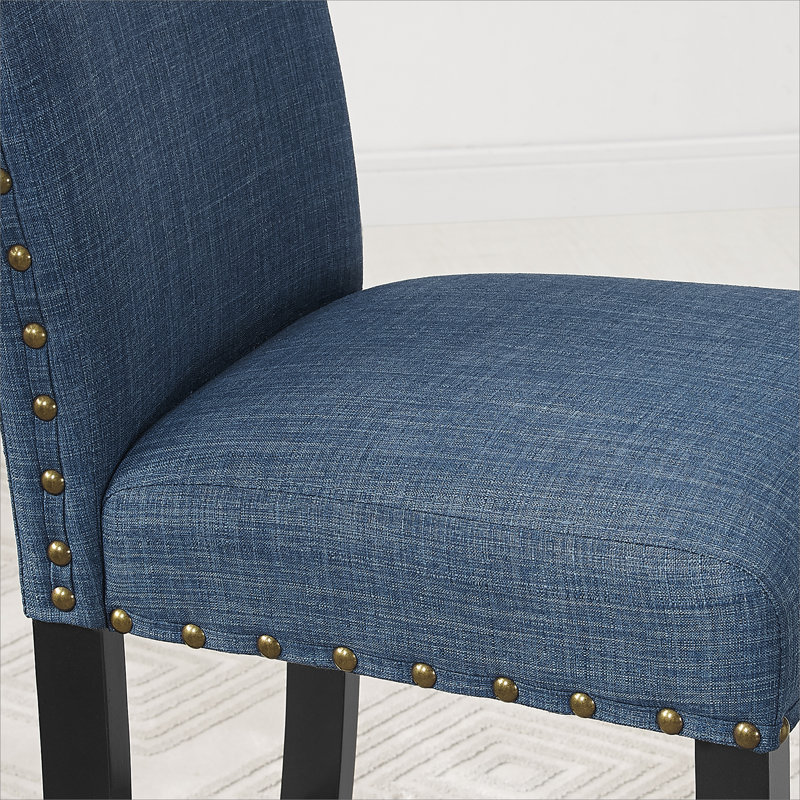 Ensemble de 2 chaises de salle à manger Biony, Bleu
