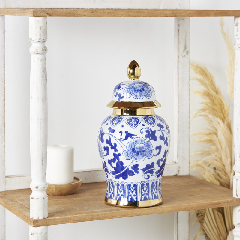 Pots décoratifs en céramique Elren, H 13,80 po x l 7 po x P 7 po