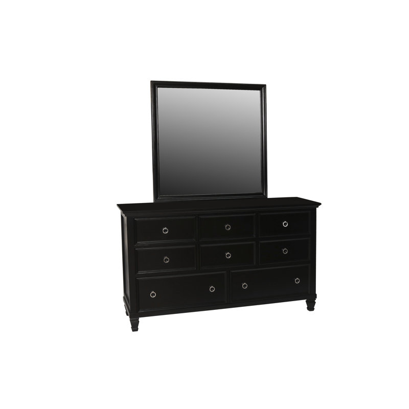 Gilpin 8 - Drawer Dresser, Black
