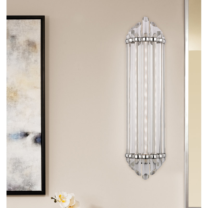 Albion 14-Light LED Bath Bar, Aged Brass