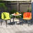 4-Person Three Leg Round Dining Table Set