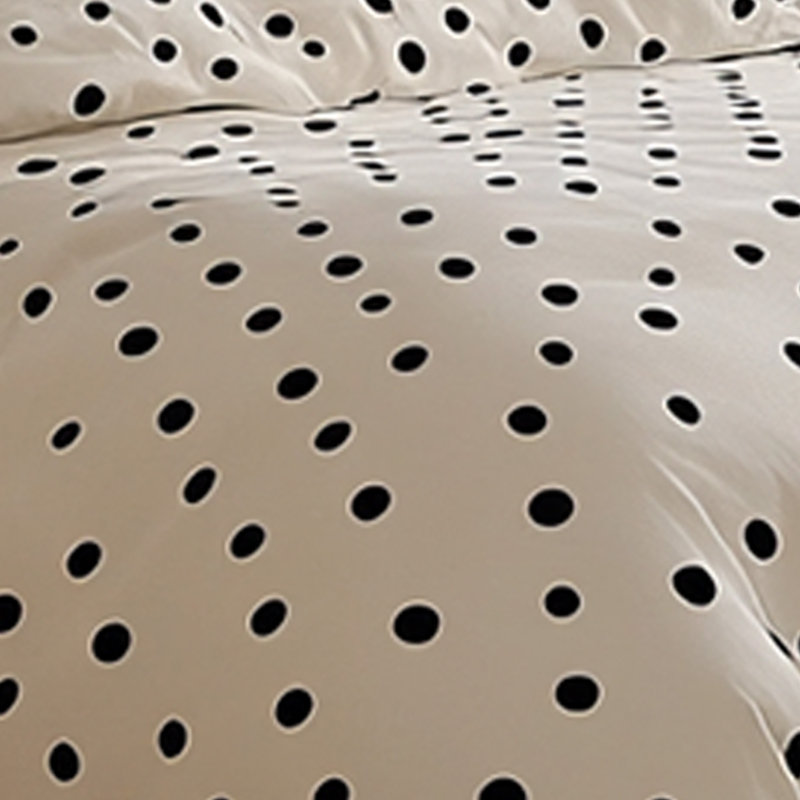 Black White Simple Dot Cotton Duvet