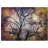 Tempered Glass Weeping Willow Tree in Abstract Chopping Board-49162145