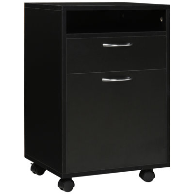 Organisateur de rangement mobile avec tiroir et armoire