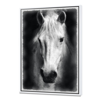 Farmhouse Horse I - reproduction d'art sur toile