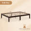 Base de lit plateforme en bois 14 po avec pieds en bois d'hévéa-1265319295-1265319293