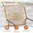 Dining Set With Round Table And Cushioned Wicker Chairs-1042390660