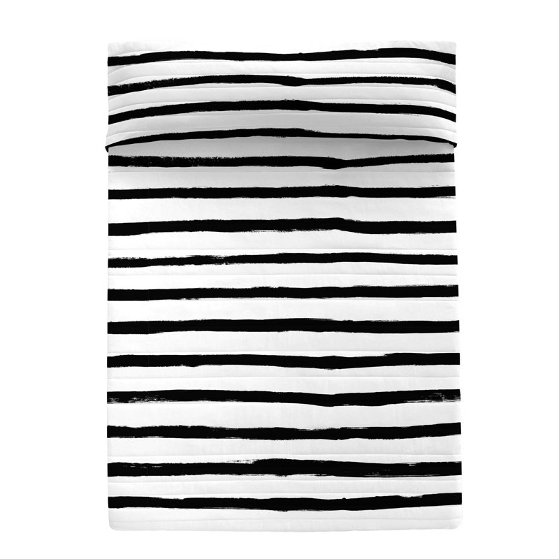 Lamine Cotton Striped Bedspread, 180 x 260 cm Bedspread