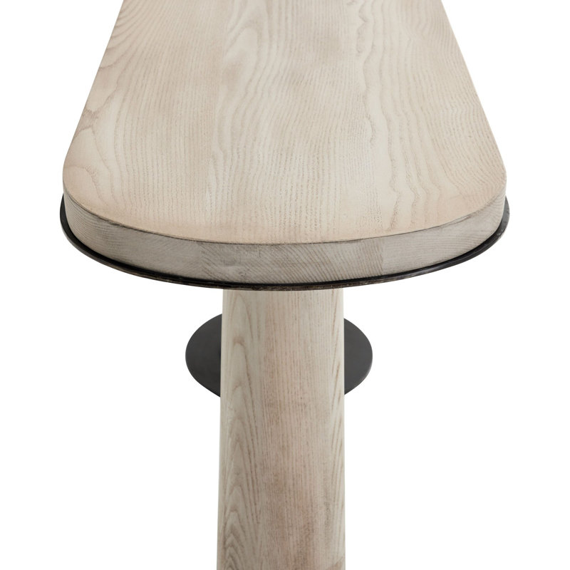 Kamile 53.5'' W Solid Wood Console Table