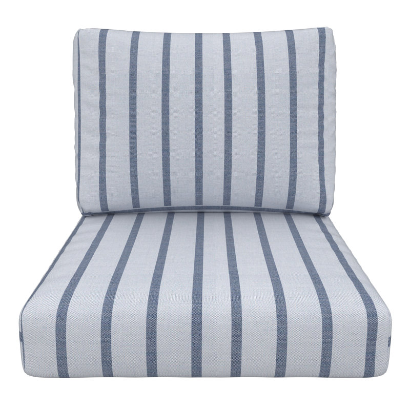 Coussin intérieur / extérieur, 25" W x 5" D, Sunbrella sauge tranquille
