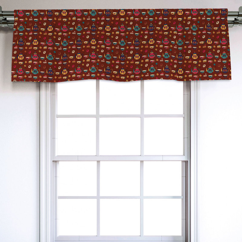 Sateen Ruffled Window Valance