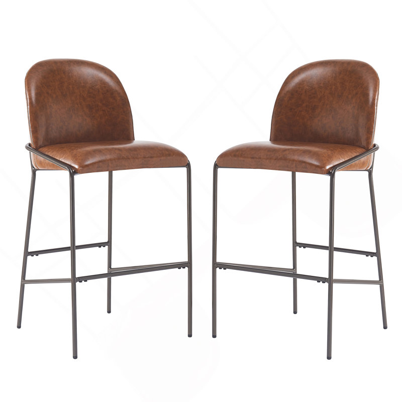 Ensemble de 2 tabourets de bar Galen