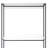 Cox Modular Closet System, 3 Wide White Board Shelves And Black Metal Frame