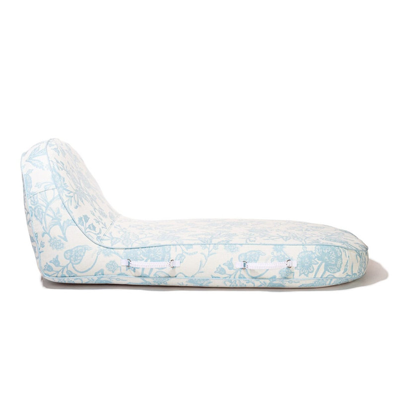 Pool Lounger - Hanalai Bay Blue Jacquard