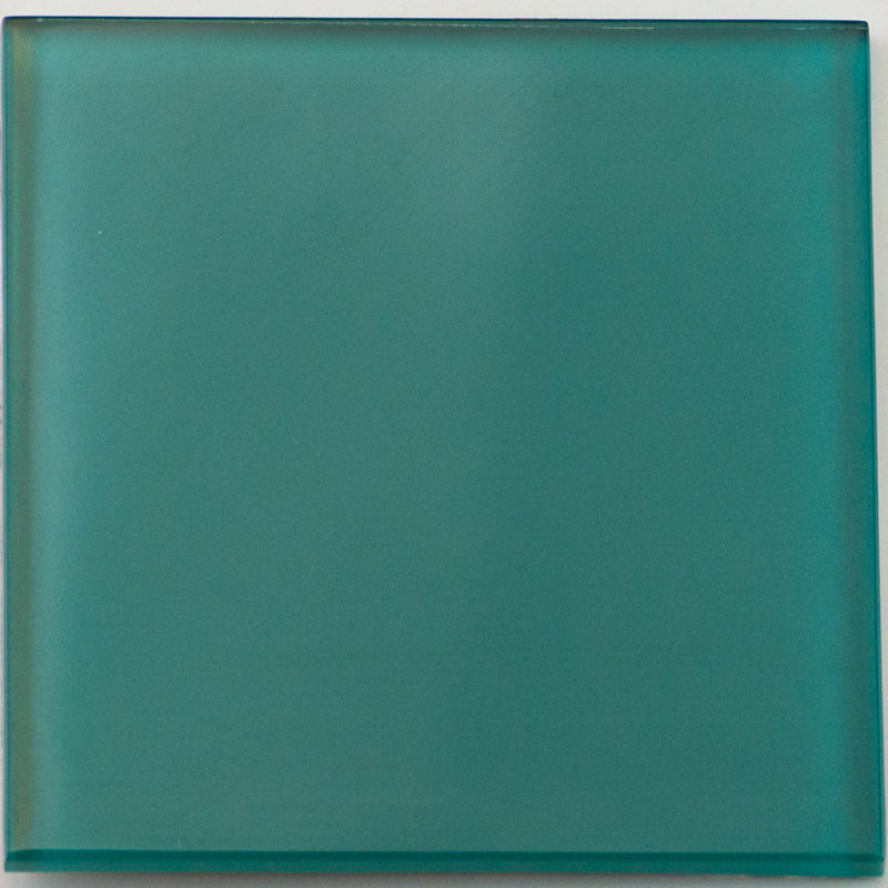 Torch Song 4'' W x 4'' L Glass Singular Tile, Jade