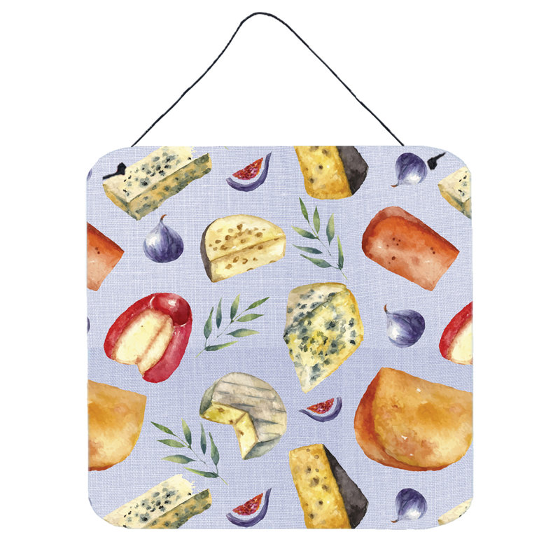 Décoration murale moderne brillant assortiment de fromages