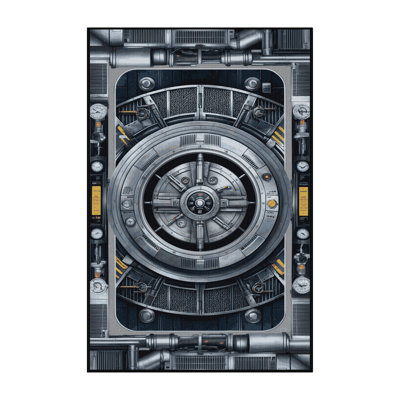 Tapis gris lavable à la machine