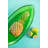 Tropical 30cm Glass Appetiser Plate