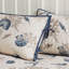 Ensemble de housse pour lit de jour simple en microfibre réversible avec imprimé coquillage et corail pour matelas