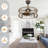 Colp 18'' Classic Farmhouse Caged Ceiling Fan with Lights, Rustic Bladeless Fandelier Reversible Ceiling Fan