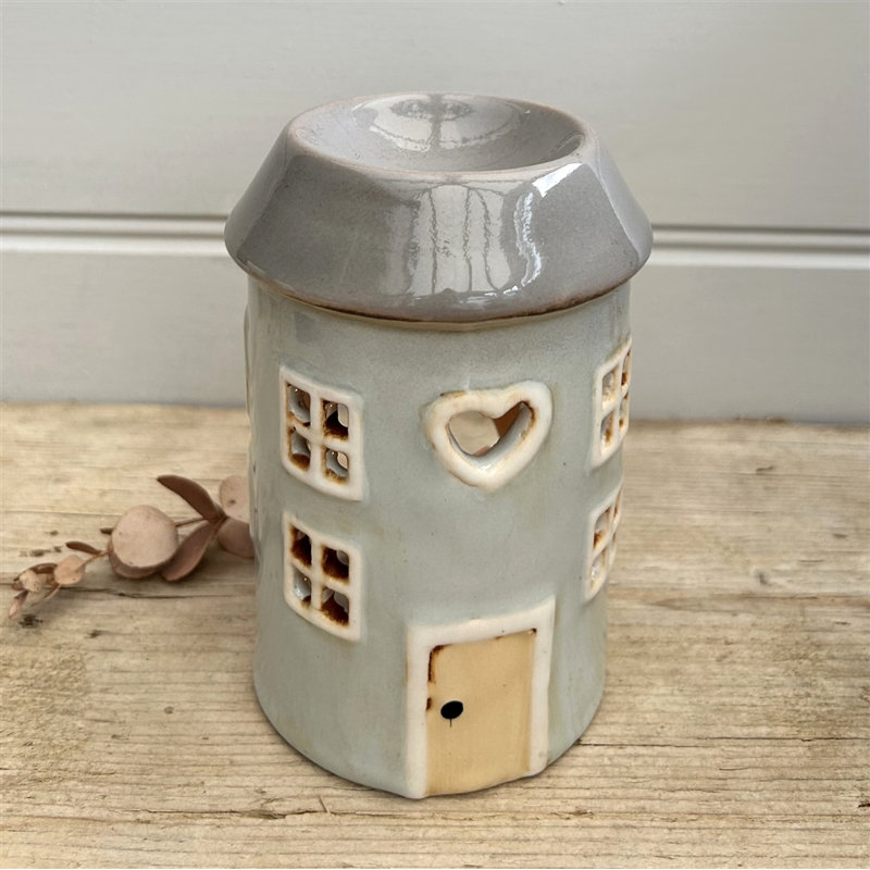 Ceramic Tabletop Wax Warmer, Grey