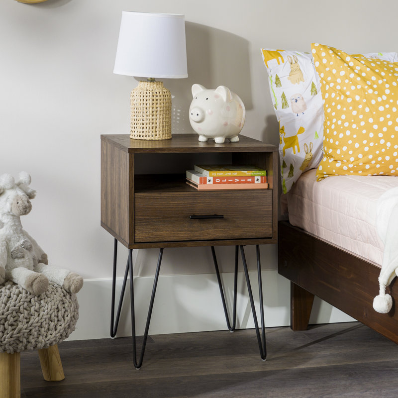 Amryis End Table, Dark Walnut