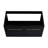 Bathroom Sink Vanity - 36 Inch, Wall Mounted, -Proof Base Inch Black Chestnut Color, Soft Closing Hinges, Practical-1893250778