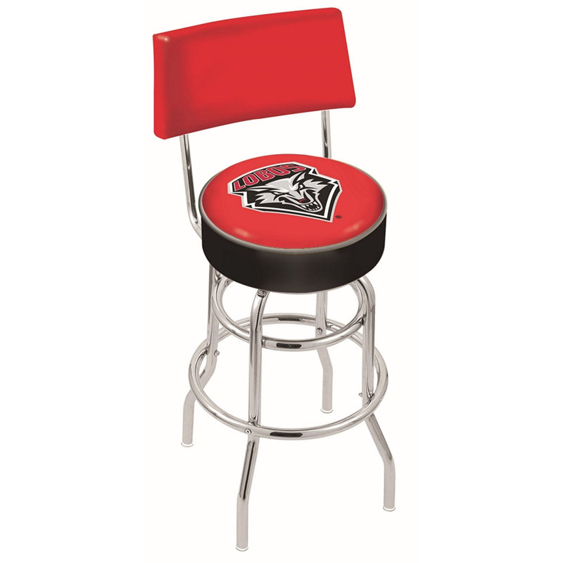 NCAA 30" Swivel Bar Stool, University of New Mexico