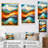 Celestial Abstract Desert Landscape III - Abstract Landscapes Wall Décor-38724662-38724668-38724669