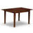 3 Piece Modern Dining Table Set Contains a Rectangle Wooden Table with Butterfly Leaf and 2 Dining Chairs, Mahogany-707217647
