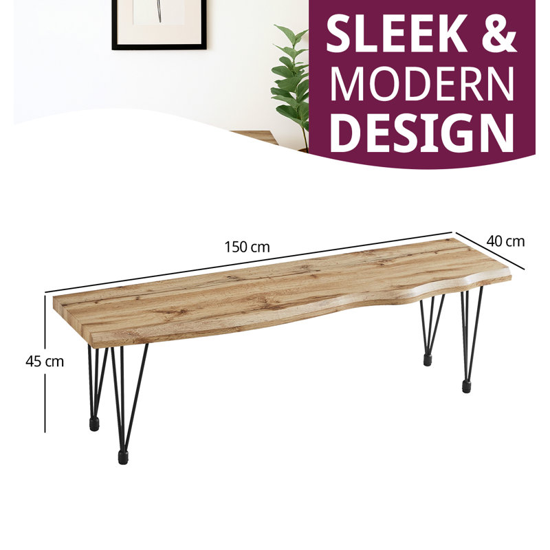 Alexis Bench, H45 x W150 x D40cm