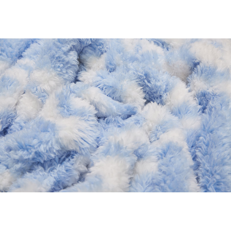 Plain Weave / Muslin Throw Blanket, Blue