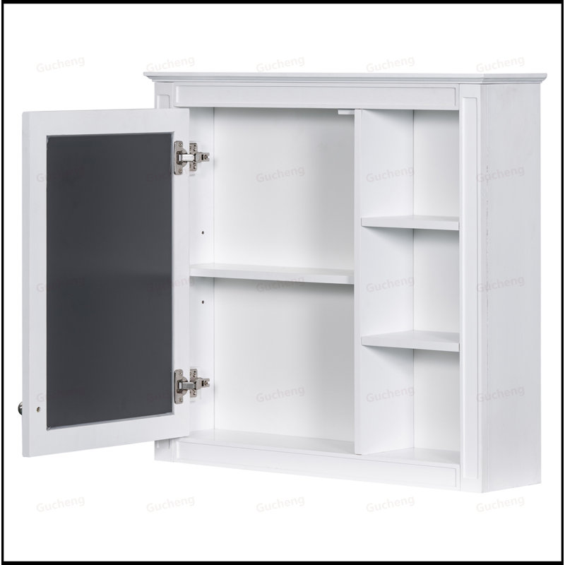 Meuble-lavabo autoportant de 30 po avec tiroir basculant, Blanc