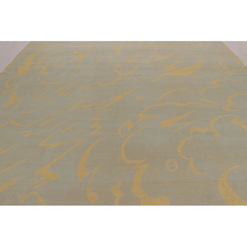 Textural One-of-a-Kind 12'0X14'0 Hand Knotted Area Rug