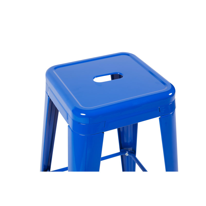 24 tabourets de bar en métal sans dossier de 24 po de hauteur, sans dossier, peu encombrants, assemblage rapide, pour la cuisine, imperméables, faciles à assembler,
