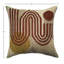 Ailsa 20" x 20" Wool Square Throw Pillow, Brown Multicolor