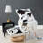 Cow Print Faux Fur Animal Print 20" Throw Pillow Cover
