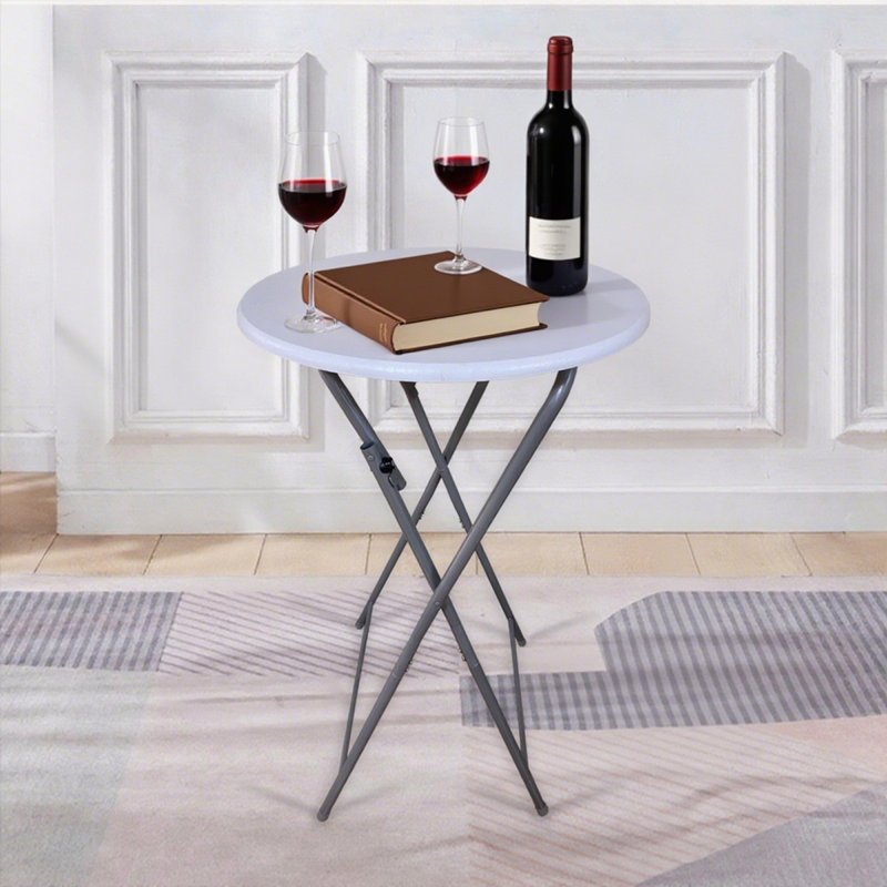 Ensemble de 2 tables de bar pliantes