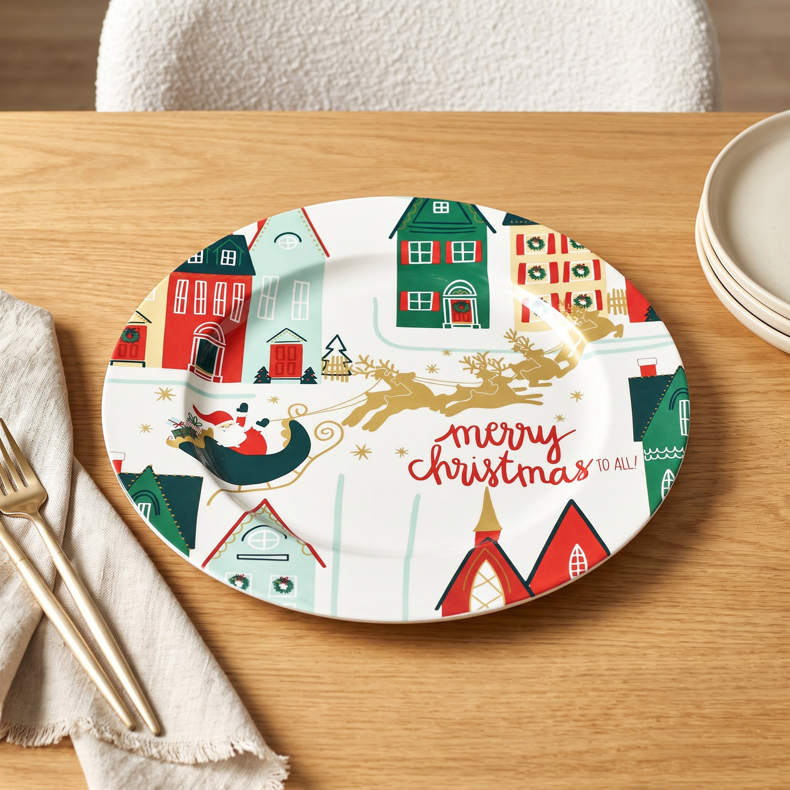 Round Ceramic Platter