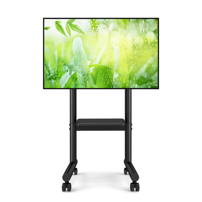 Rolling Tv Stand For 40-75 Inch Tvs Up To 110 Lbs